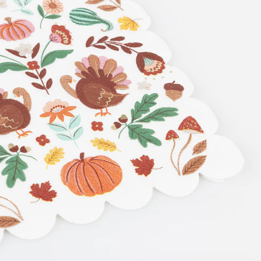 Meri Meri Folk Fall Small Napkins