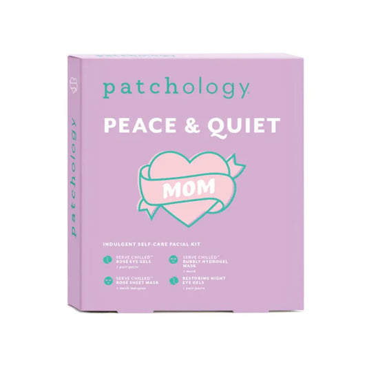 Peace and Quiet Self-Care Facial Kit, Mother's Day 5 Piece Gift Set