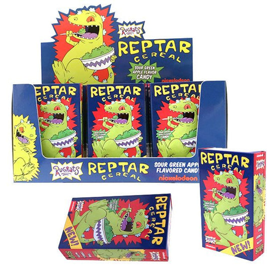 Reptar Cereal Tin w/Sour Apple Candy