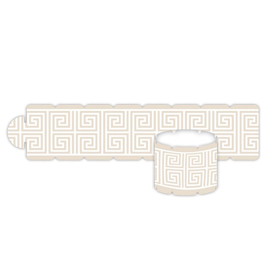 Greek Key Pattern Latte Napkin Ring