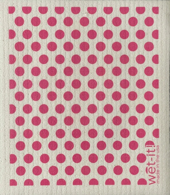 Pink Dots Swedish Cloth