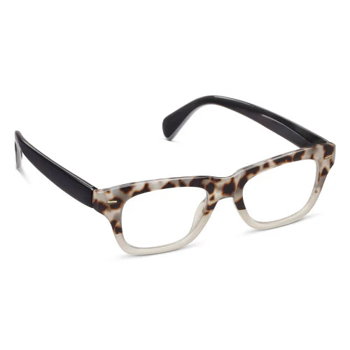 Gray Tortoise Cold Brew Blue Light Reader Glasses by Peepers