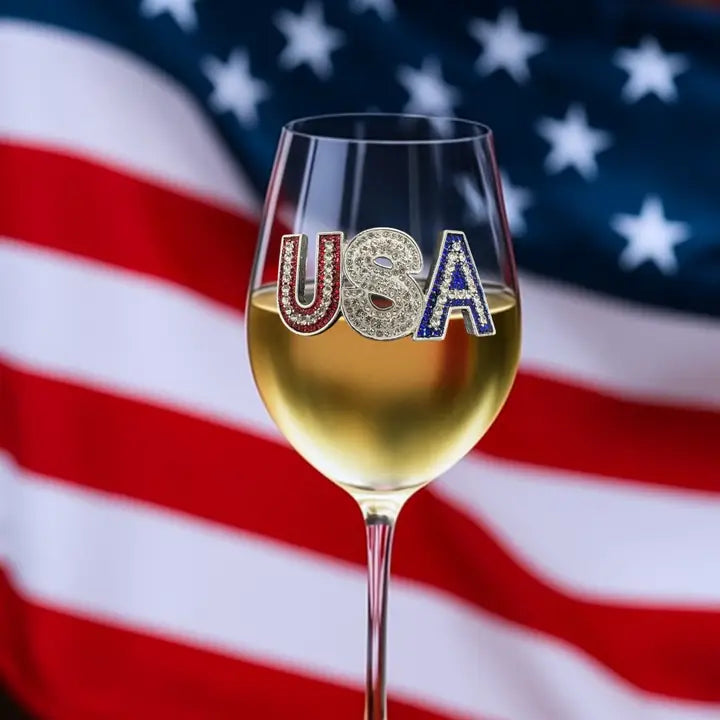 USA Stemmed Wine Glass