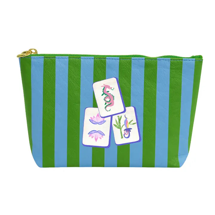 Mahjong Preppy Striped Bag