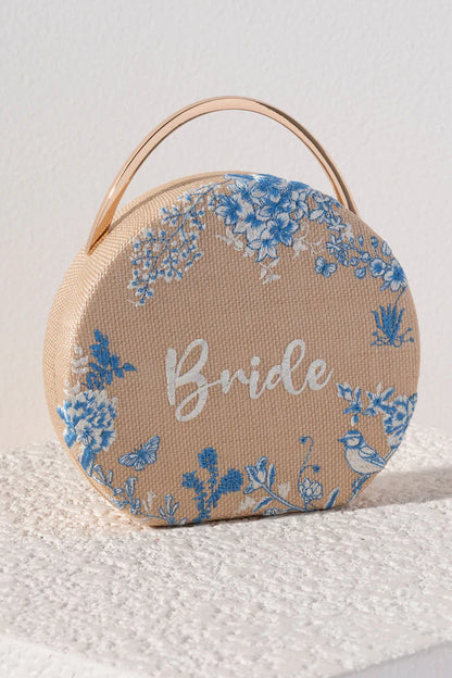 Shiraleah "Bride" Round Top-Handle Bag, Neutral