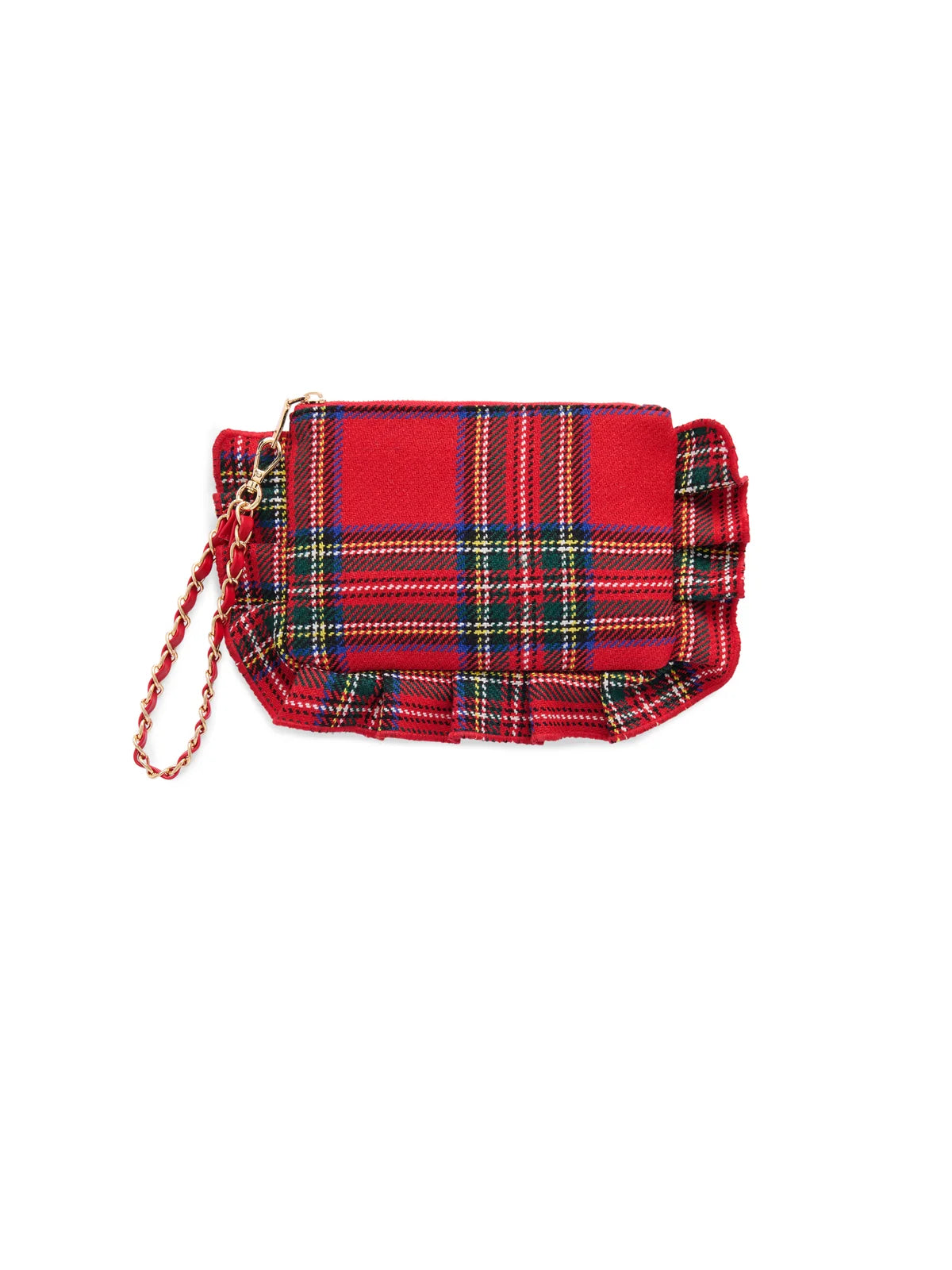 Shiraleah Scottie Ruffle Wristlet - Red