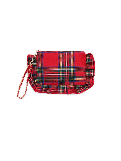 Shiraleah Scottie Ruffle Wristlet - Red