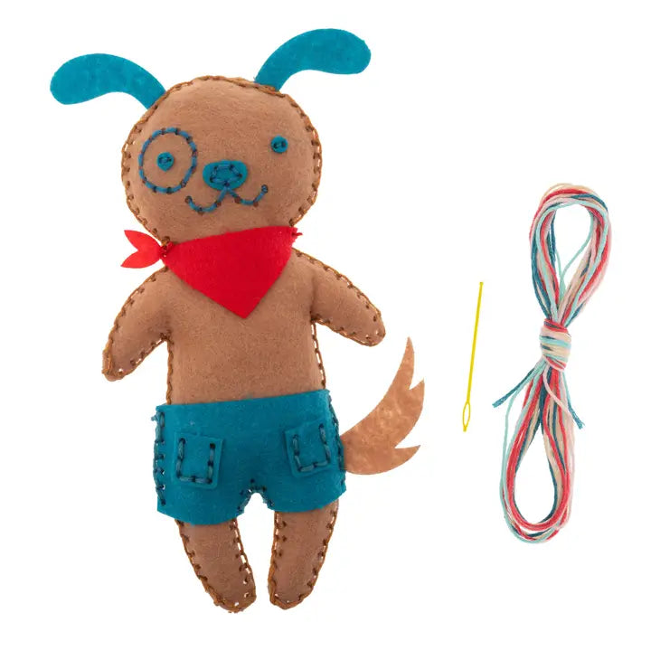 Pocket Pals Sewing Kit: Derek the Dog