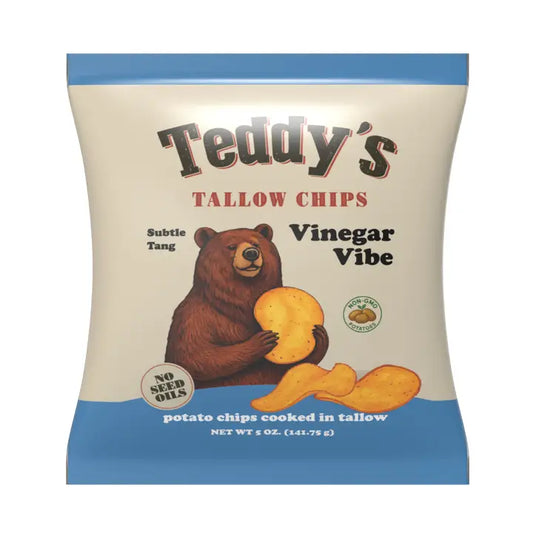 Teddy's Tallow Chips - Vinegar Vibe