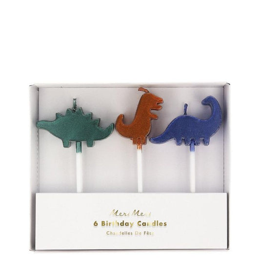 Dinosaur Birthday Candle Set