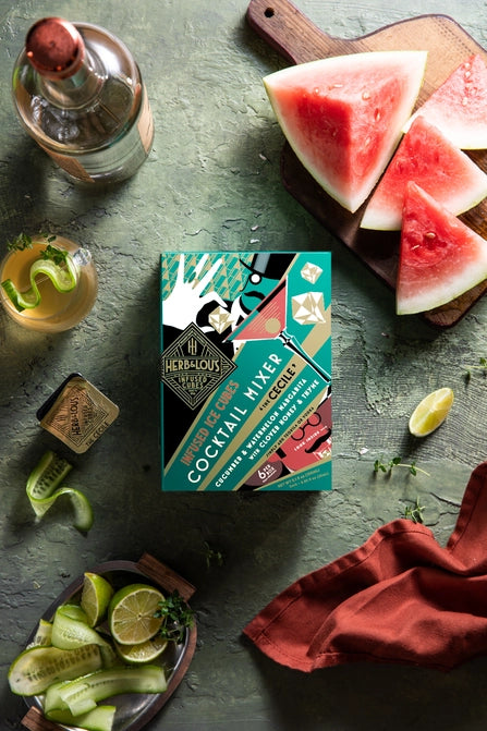 The Cecile-Cucumber & Watermelon Margarita 12-Cube Pack