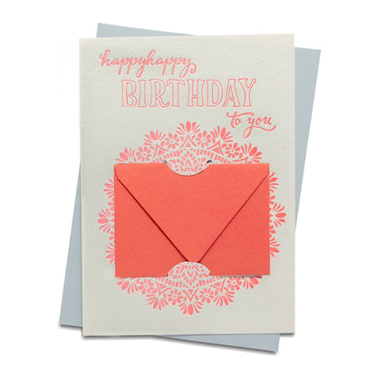 Happy Happy Gift Card Holder