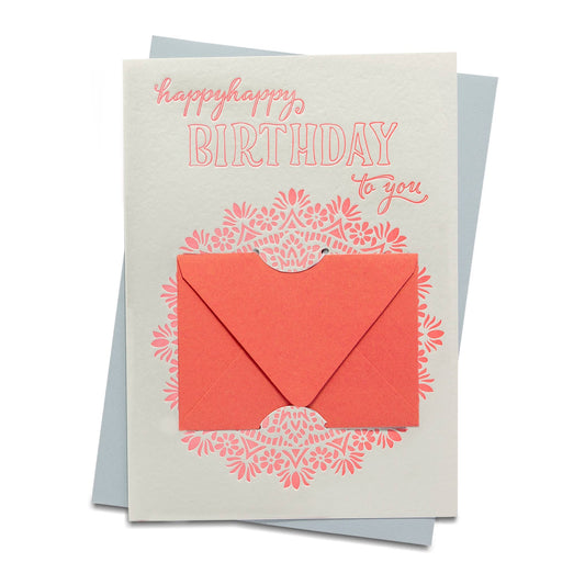 Happy Happy Gift Card Holder