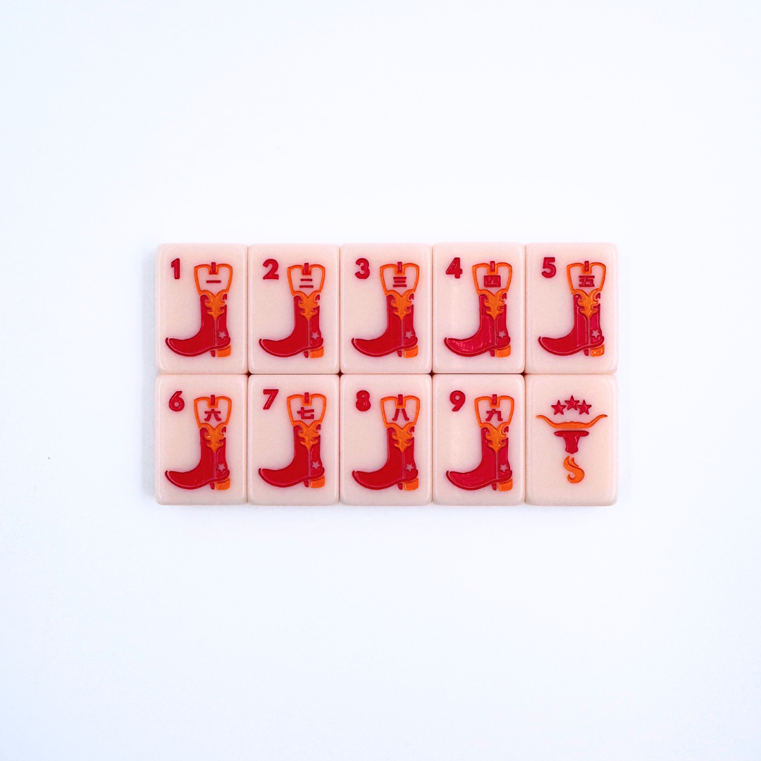 THE TEXAS SERIES - American Mahjong with Lone Star Flair Mahjong Tiles