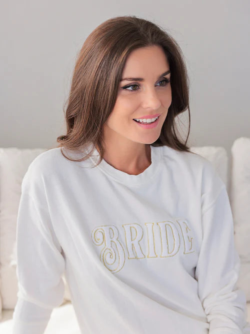 Shiraleah "Bride" Ivory Sweatshirt
