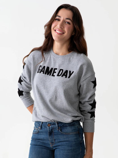 Shiraleah "Game Day" Smoke Sweatshirt