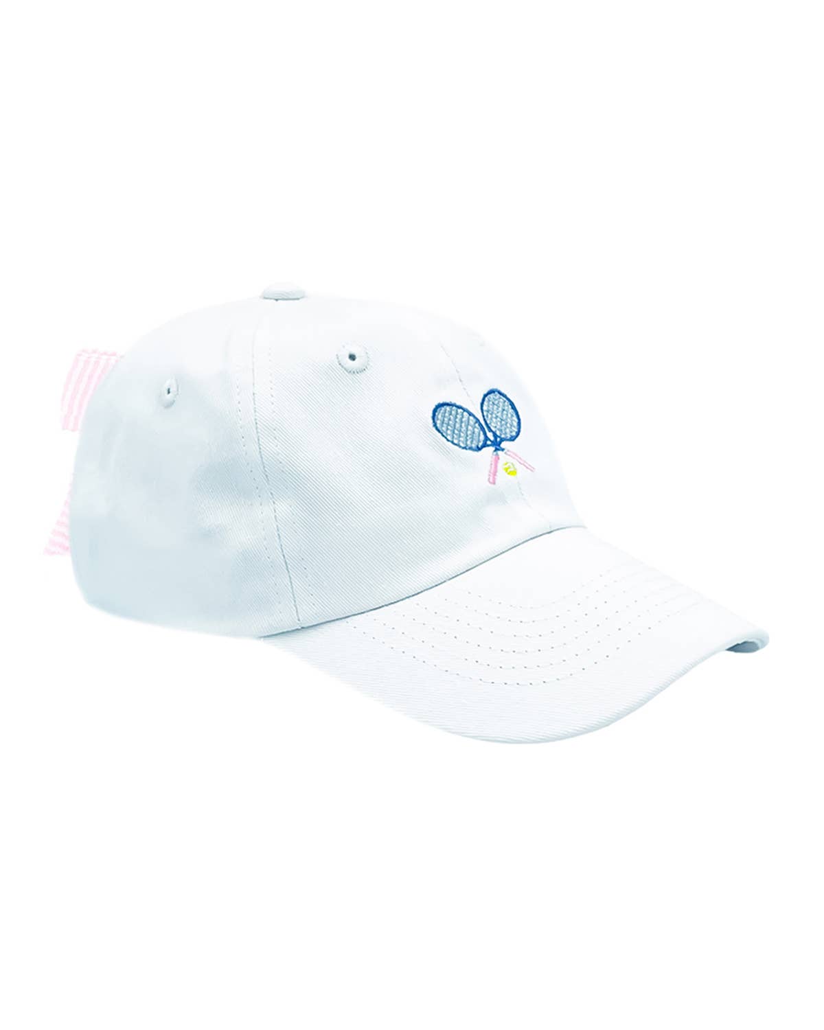 Girls Tennis Bow Baseball Hat - Youth (ages 2-7)