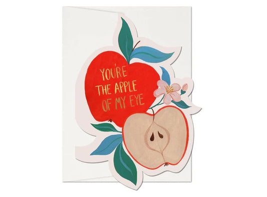 You're The Apple of My Eye Greeting Card