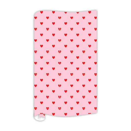 Rosannebeck Sweet Red Hearts Gift Wrap