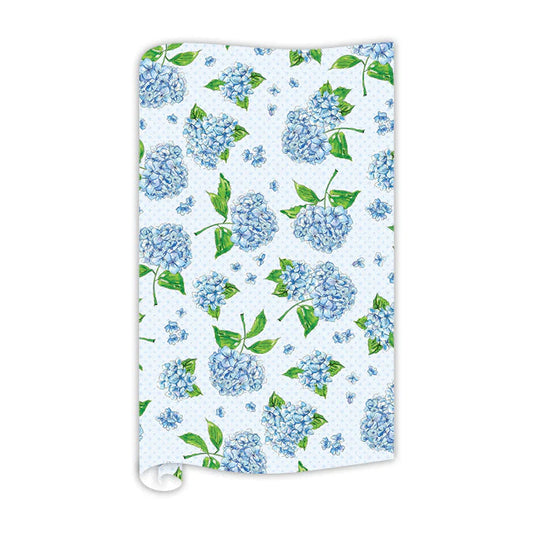 Blue Hydrangea Gift Wrap