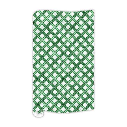 Dark Green Cane Gift Wrap