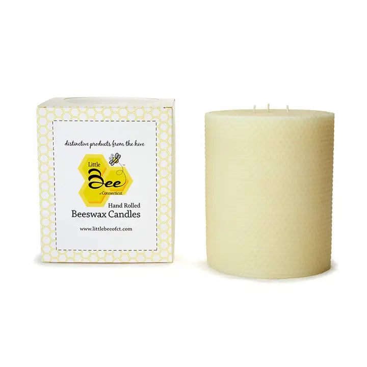 Beeswax Pillar Candle 5"x6"