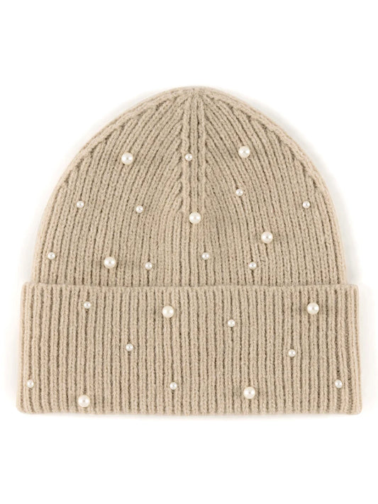 Shiraleah Chicago Taupe Perla Beanie