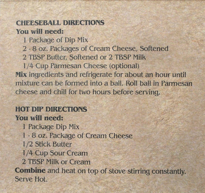 Southwest Taco Dip Mix