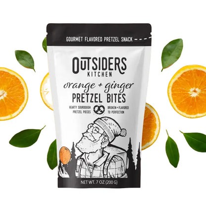 Outsiders Orange and Ginger Pretzel Bites