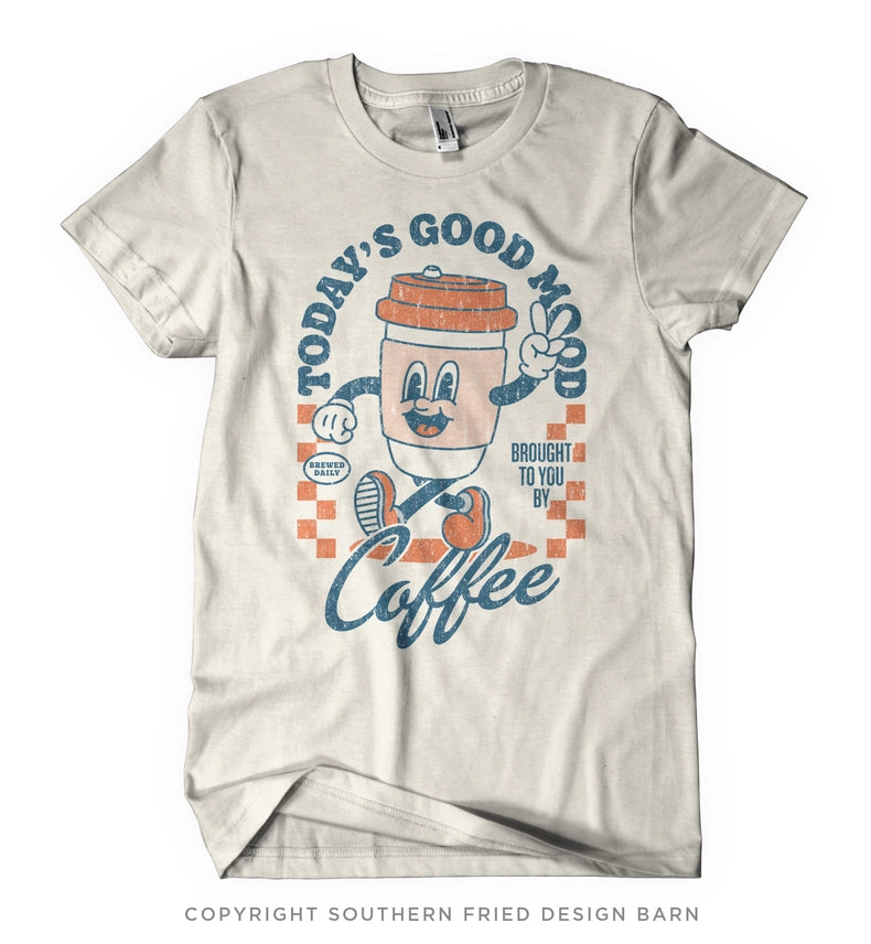 "Today's Mood Brought To You By Coffee" Shirt