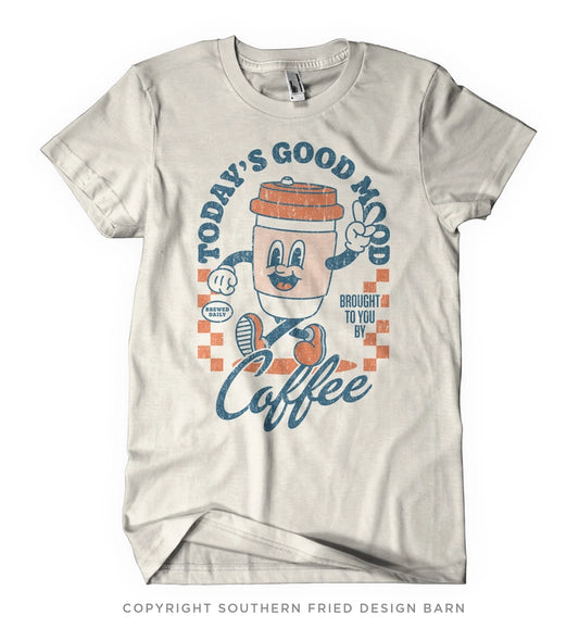 "Today's Mood Brought To You By Coffee" Shirt