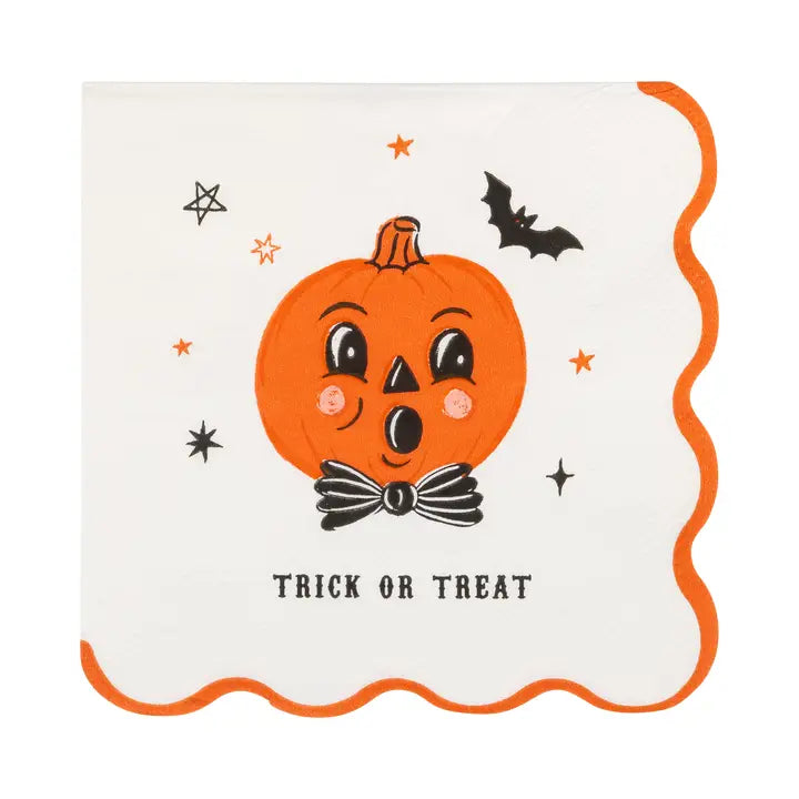Vintage Halloween Cocktail Napkin Set