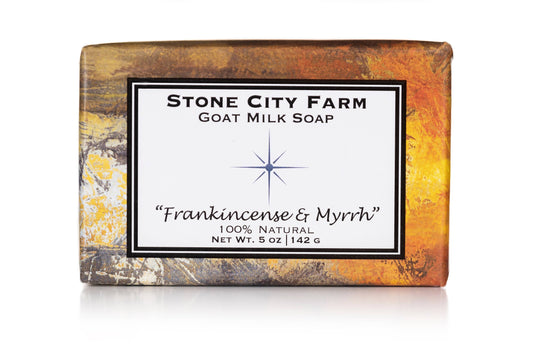 Stone City Farm Frankincense & Myrrh Goat Milk Soap