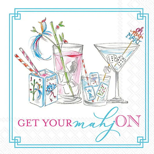 Mahjong Drinks Cocktail Napkins