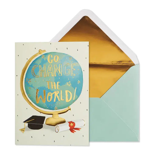 Go Change the World Graduation Card