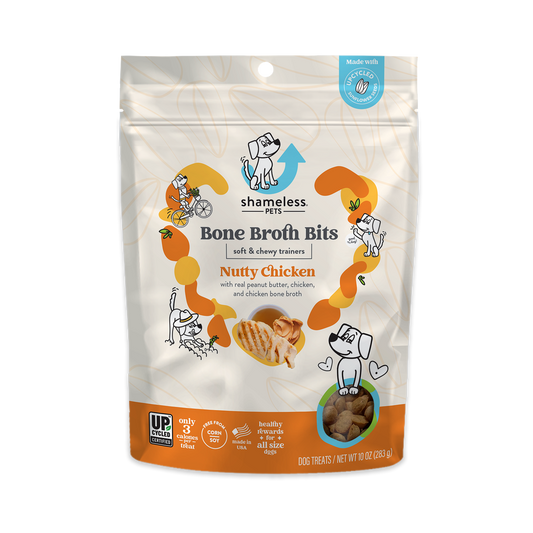 Nutty Chicken Bone Broth Dog Training Treats - NEW!!!