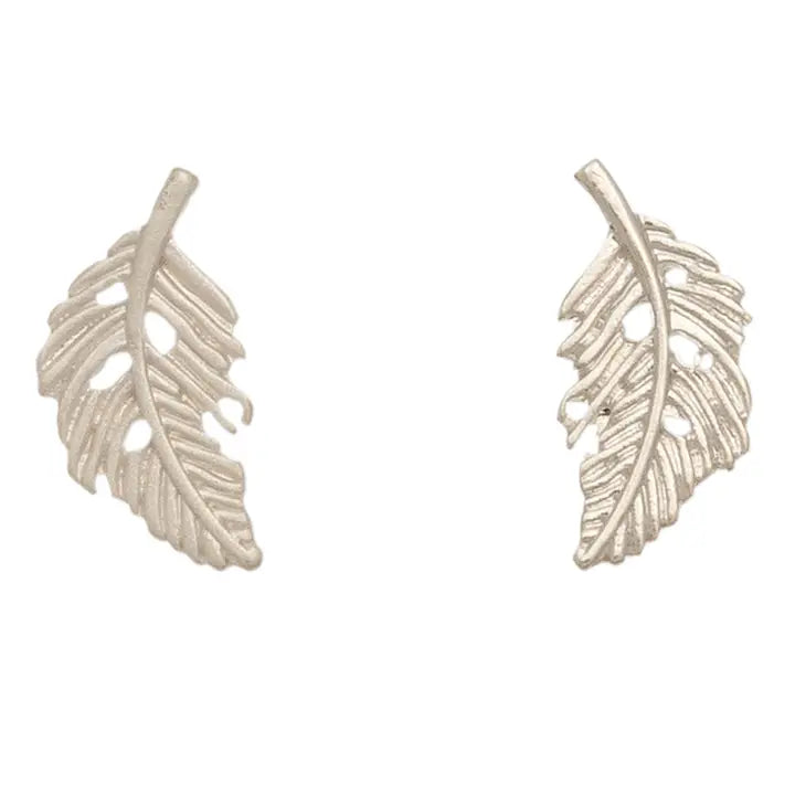 Stud Buds Feathers Earrings