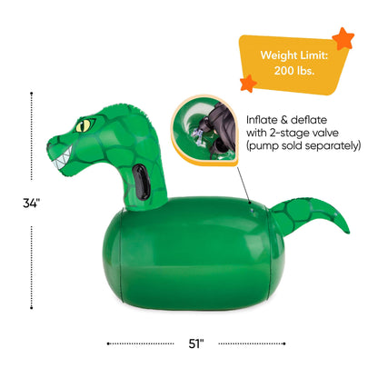 Inflatable Ride-On Hop 'n Go - Set of 2: Dinosaur