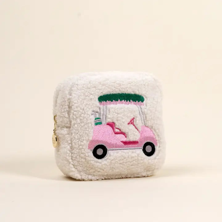 Golf Cart Teddy Pouch