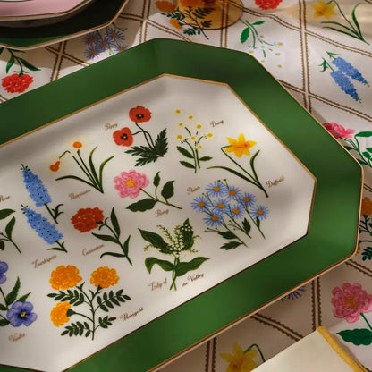 Garden Study Large Porcelain Serving Platter