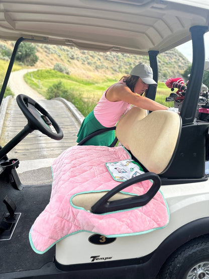 Birdie Golf Girl Golf Cart Seat cover