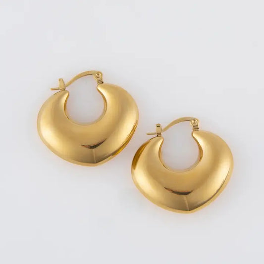 Waterproof Geo Hoop Earrings