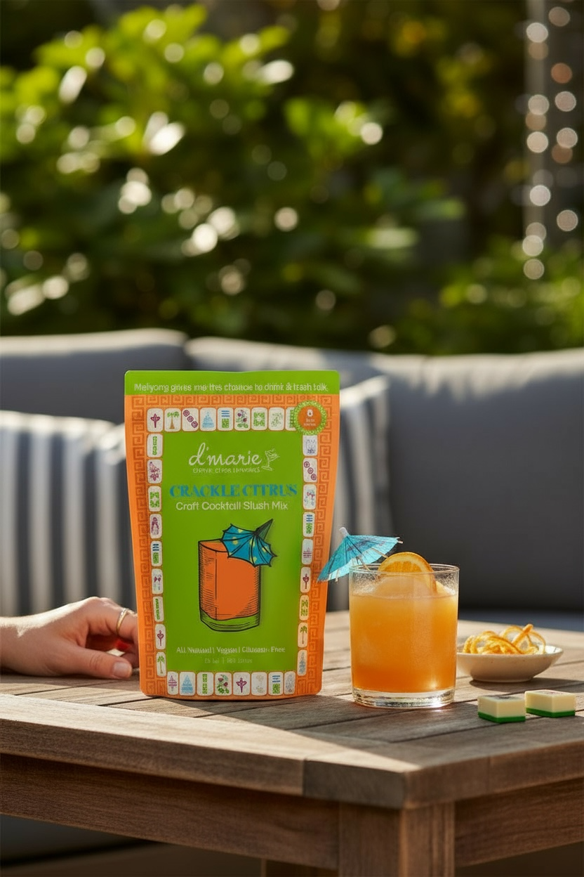 Crackle Citrus Mahjong Cocktail - Ready-To-Freeze Cocktail