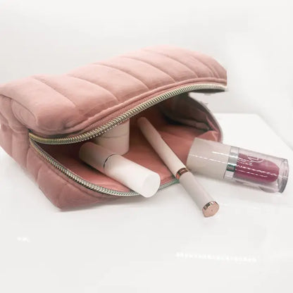 Plush Pink Makeup Bag