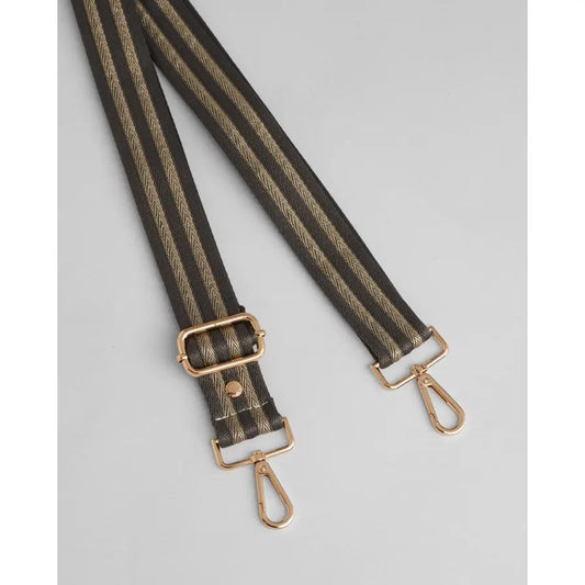 Volcano Grey & Gold Stripe Strap