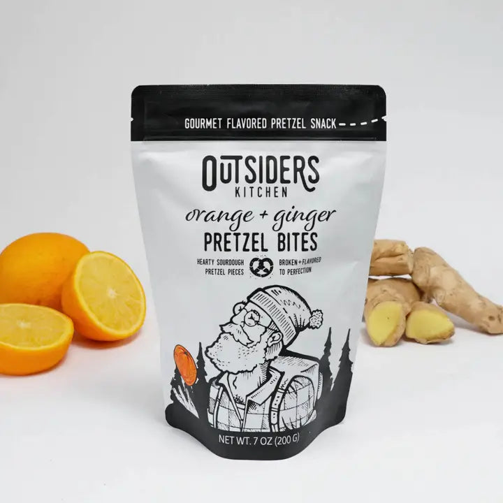 Outsiders Orange and Ginger Pretzel Bites