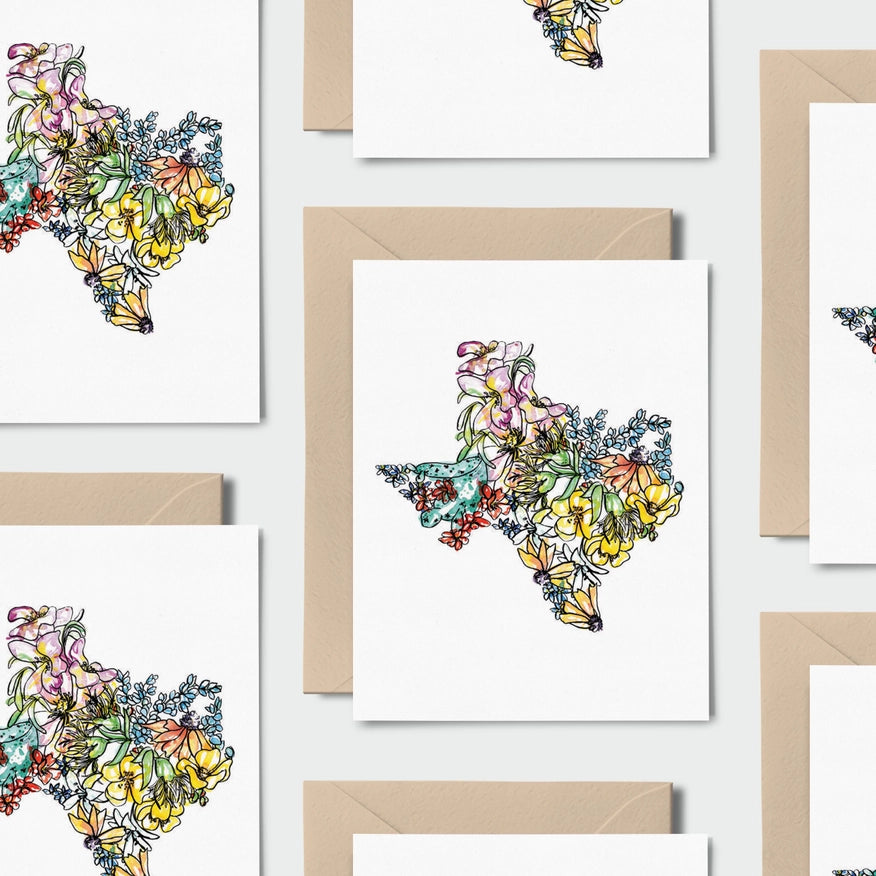 Amanda Klein Co. Texas Themed Stationery Set