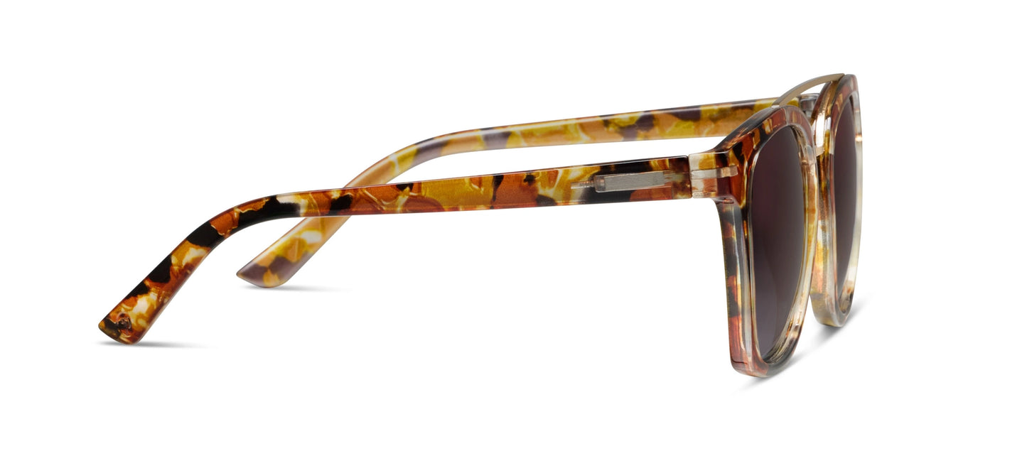 Caramel Quartz Palm Beach Polarized Sunglasses by Peepers