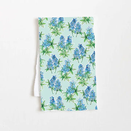 Amanda Klein Co. Bluebonnet Flour Sack Kitchen Towel