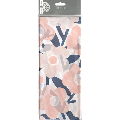 Elegant Flowers Printed Tissue